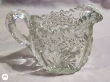 Early 1900s Antique EAPG Creamer, Comet in the Stars Pattern, by US Glass in EUC picture