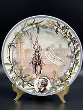 Sarreguemines Richard Wagner Rienzi Porcelain Opera Plate 8.5