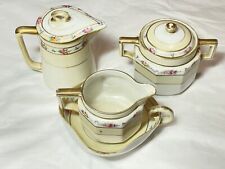 Vintage Noritake Nippon Morimura 4-pc Hand-Painted Porcelain Tea Set **RARE** picture