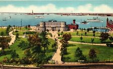 c1940s Aquarium at Battery Park New York City Vintage Postcard picture