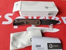 Civivi Elementum W/ D2 Tanto Steel & Brown Micarta Folding Pocket Knife picture