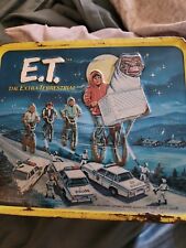 Vintage Aladdin E.T. the Extra-Terrestrial Metal Lunch Box 1982 - No Thermos picture