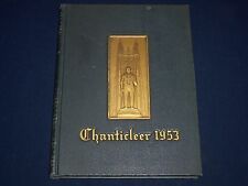 1953 THE CHANTICLEER DUKE UNIVERSITY YEARBOOK - DURHAM NORTH CAROLINA - YB 34 picture