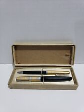 Vintage - Waterman's Crusader Fountain Pen And Pencil Lot - SLIGHTLY ROUGH picture