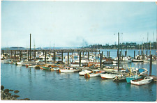 Boat Basin Marina-Charleston, Oregon OR-vintage unposted postcard picture