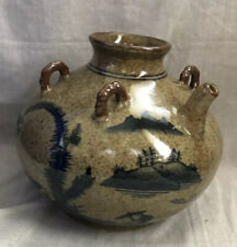 Chinese Vessel Teapot Vase Landscape Pattern Vintage Unique Rare picture