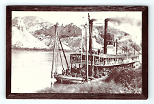 Helena Steamboat Montana Helena Postcard Missouri River Miners Soldiers pc81 picture