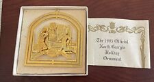 1995 Official North Georgia Holiday Ornament 24Karat 3D Effect - Number 1106 picture