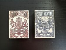 The Crown and Continental Kings Wild Project - Brand New Sealed Playing Cards picture