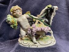 Kister scheibe alsbach figurine Goat And Child Bacchus Putto Made In Germany picture