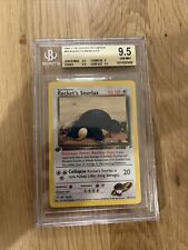 BGS 9.5 Rocket’s Snorlax 1st Edition Gym Heroes 33/132 Pokemon picture