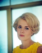 Jean Seberg 1960's close up pose with short blonde hair 24x36 Poster picture