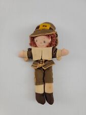Vintage 80's Boy Pilgrim Hallmark Cd's Inc. Collectible Cloth 7 Inch Doll picture