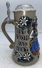 VTG Original King West Germany 1 Liter Beer Stein 9