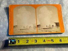 F. Jay Haynes Yellowstone SV Stereoview Giant Geyser picture