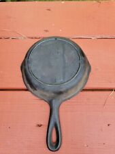 Vintage Lodge SK No.3 #3 D Cast Iron Skillet 3-Notch Made In USA Pretty Clean picture