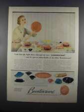 1955 Boontonware Candescent Dinnerware Ad - Light Shows picture