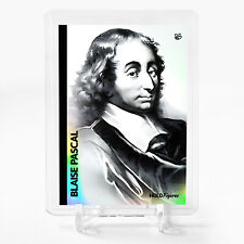 BLAISE PASCAL Art Trading Card 2023 GleeBeeCo French Polymath Holographic #4DF8 picture