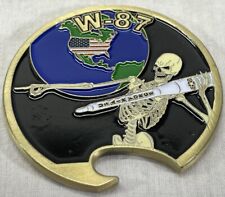 Rare GLOW Nuclear Weapon Challenge Coin Pantex Minuteman III W87 MK 21 Skeleton picture
