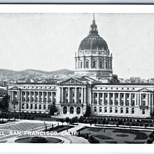 1938 San Francisco, CA City Hall Building JC Bardell Mini Postcard A77 picture