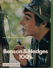 Magazine Ad - 1973 - Benson & Hedges Cigarettes picture