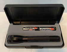 Vintage 1999 Mini Maglite AA Never Used In Storage Box w/ New Batteries USA 2of2 picture
