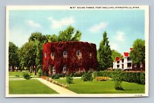 Postcard Minneapolis MN Fort Snelling Round Tower  Minnesota picture