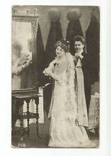 Couple Postcard Dress Formal Attire c1905 picture