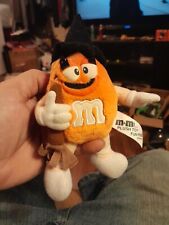 M&M’s Fun Friend Halloween Witch Plush Toy Orange 1997 Mars 7 Inch Stuffed picture