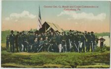 Gettysburg Pa Gen. George G Meade Corp Commanders 1917 Antique Postcard   picture