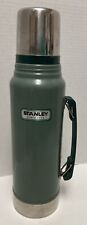 Vintage Classic Stanley Insulated Thermos Green. Handle, Lid, Stopper 1.1 Quart  picture