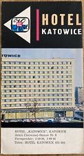 1970s HOTEL KATOWICE, POLAND BROCHURE TRAVEL FOLDER picture