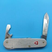 Victorinox Victoria 84MM Voyageur Swiss Army Knife Damaged Silver a picture