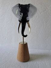 Swarovski Crystal Figurine Elegance of Africa UJAMAA ELEPHANT HEAD #5608547 picture
