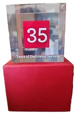 Wells Fargo “35 Years of Dedicated Service” Anniversary  Cube picture