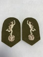 British Army Royal Signals SNCO Staff & Sergeant No.2 Arm Badges / Patches  picture