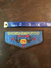 Shenshawpotoo Lodge 276  OA  Flap patch Order of the Arrow Boy Scout  picture
