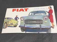 Vtg 1957 Fiat Brochure 500 600 1100 1200 Pamphlet  picture