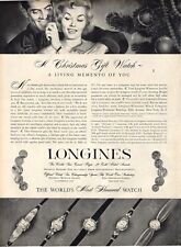 1958 Longines-Wittnauer PRINT AD Christmas gift Women Watches 5 models  picture