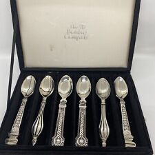 The Bombay Company 6 Demitasse Spoons In Original Box picture