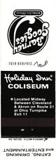 Holiday Inn Coliseum Between Cleveland & Akron, Ohio Vintage Matchbook Cover picture
