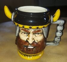 Vintage Viking Custom Handcrafted Coffee Ceramics Glass Mug 70's Single Handle picture