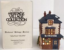 Dept 56 “Walpole Tailors” Dickens Village Series #59269 Retired *Read picture
