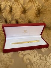 Les Must de Cartier of Paris Vendome Trinity Genuine Gold Plated Ballpoint Pen picture