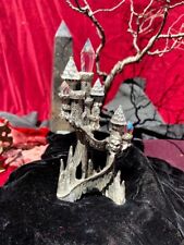 Beautiful Vintage Perth Pewter Wizard's Castle 4 Crystals 5