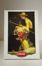 Norman Rockwell’s Out Fishin’ Post card 1935 Calendar. 1994 picture