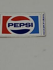 Vintage Pepsi Cola Sticker Decal Original Large 1970’s  4