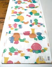 FIESTA TABLE RUNNER Shapes Pastel Colors New Old Stock 15