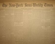 New York Semi-Weekly Times Newspaper - December 3, 1875 - Whiskey Ring Trials picture