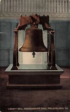 Philadelphia PA Pennsylvania, Liberty Bell Independence Hall, Vintage Postcard picture